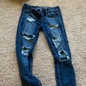 American eagle ripped jeans